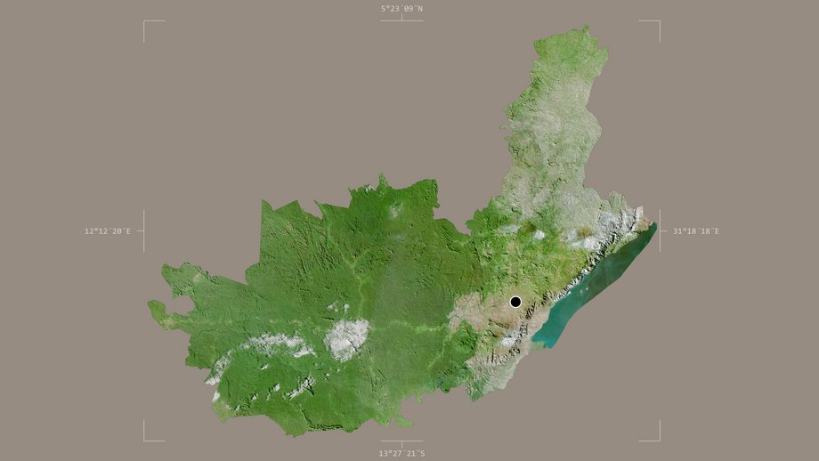 Provinz Ituri | Demokratische Republik Kongo Satellitenfoto der Provinz Ituri | Demokratische Republik Kongo