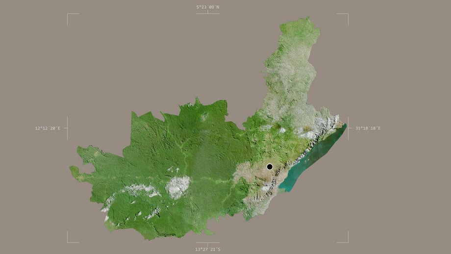 Ituri Province | Democratic Republic of the Congo Satellite image of Ituri Province | Democratic Republic of the Congo