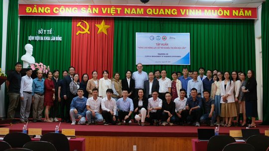 Training in Vietnam The picture shows 42 people which consist of the participants and organisers of the training.