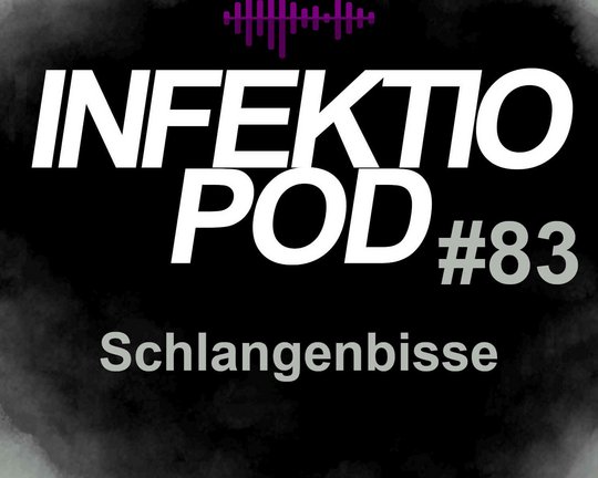 Cover picture of the Infektiopod episode on snakebite envenoming.