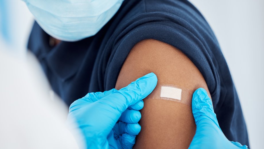 Communication from the US Centers for Disease Control and Prevention (CDC) is undermining trust in vaccines. Close-up of an arm with a plaster following a vaccination