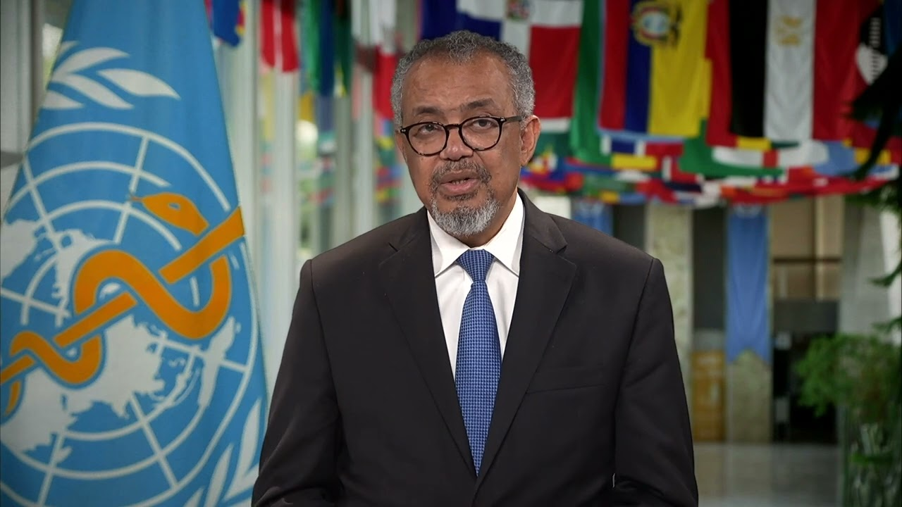 Glückwünsche von Dr. Tedros, Generaldirektor der Weltgesundheitsorganisation (WHO), zum 125-jährigen Jubiläum des BNITM. __row|uid_local|metadata|alternative