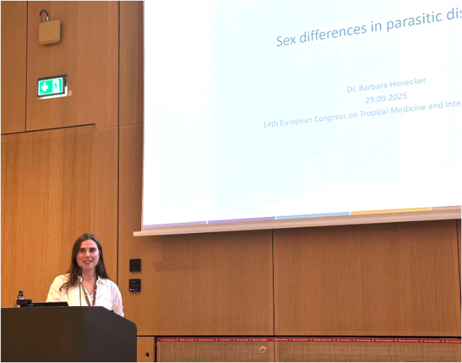 Barbara Honecker during her lecture at the ECTMIH coming soon